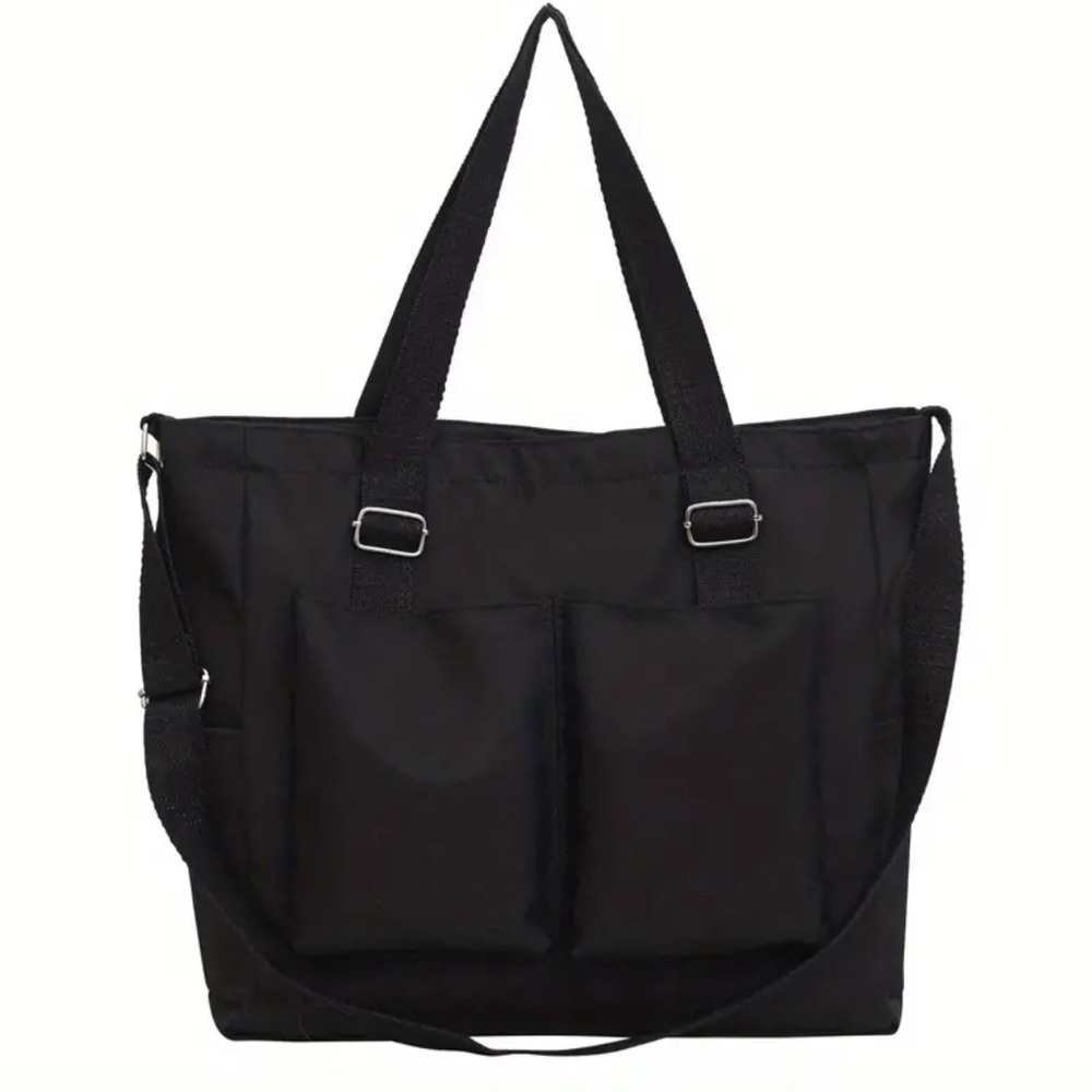 Women’s Black Nylon Tote